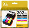 Coloran 202XL Druckerpatronen Kompatibel für Epson 202 XL Tintenpatronen, für Druckerpatronen Epson XP 6100 für Epson Expression Premium XP-6105 XP-6000 XP-6001 XP-6005 (2 Schwarz, Cyan Magenta Gelb)