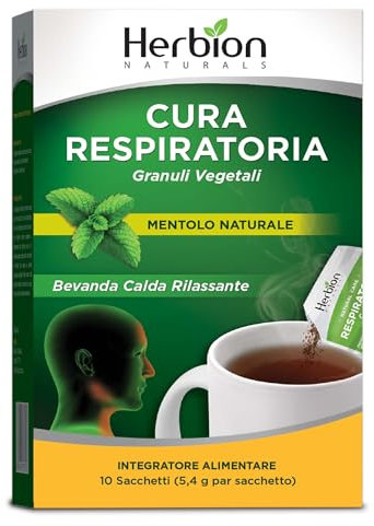 Herbion Naturals Respiratory Care Kräutergranulat - 10er Pack für die ganze Familie - fördert gesunde Nasenwege und Atemwege
