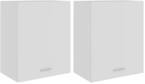 vidaXL Hängeschränke 2 STK. Weiß 50x31x60 cm Holzwerkstoff