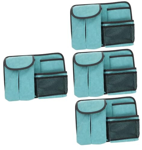 CALLARON 4 Stück Stuhllehnen-organizer Kinderstühle Zum Sitzen Rücksitz-organizer Für Kinder Spielzeug-organizer-taschen Auto Aufbewahrungstasche Gestrickte Baumwolle Hintere Reihe