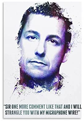 YIFANF Bild Auf Leinwand 40 * 60cm Senza Cornice Adam Sandler Poster Soggiorno Camera da letto Pittura Opera d'arte