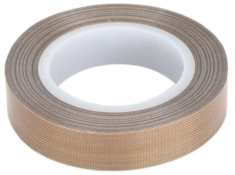 32,8 Fuß Langes PTFE-Glasgewebeband – Isolierung und Tragbares PTFE-Klebeband – Vakuumiergerät, mit Glasgewebe Beschichtetes Klebeband für 3D-Druck, Versiegelungsmaschinen,