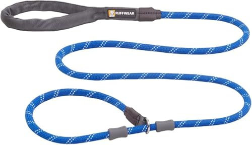 RUFFWEAR Just-a-Cinch 2-in-1-Hundeleine und Hundehalsband, 1,5 m Lange Hundeleine ohne Zug, leichte und robuste Hundeleine, Blue Pool