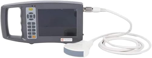 RYMMKOP Kit de scanner à ultrasons vétérinaire, testeur de grossesse vétérinaire portable de 5,6 pouces, écran haute définition B-ultrason, utilisé pour les porcs et les moutons.