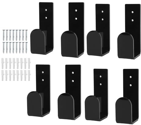 TYTOGE 8pcs Computer Keyboard Stand, Space-Saving Acrylic Keyboard Wall Hanger for Mechanical Keyboards, Installation with Screws
