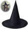 Generisch 8 Stück Schwarzer Hexenhut,Hexenhut Kinder,38x36cm für Kinder,Mädchen,Jungen,Erwachsene,Kostümparty, Halloween,Cosplay,Geburtstag