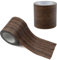 Aupawdy Nastro Adesivo Color Legno Marrone per Mobili e Pavimenti con Venature, 1 Pezzo, 5,7 cm x 4,57 m (Marrone Scuro)