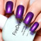 Firedeep Smalto Gel Perlato Glitterato 16ML Bottiglie Grandi Effetto Perla Metallizzata Viola Smalto Gel UV/LED Soak Off per Nail Art Manicure DIY 1Pcs