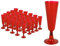 36 Pezzi Flute Plastica, Calici Plastica,133cc Bicchieri Da Champagne Calici Natalizi Compleanno cena Laurea