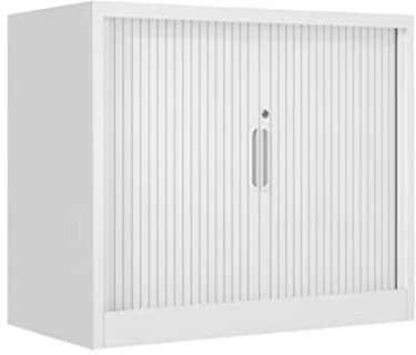 Aktenschrank mit Schiebetür aus Metall für Büroaufbewahrung und Organisation