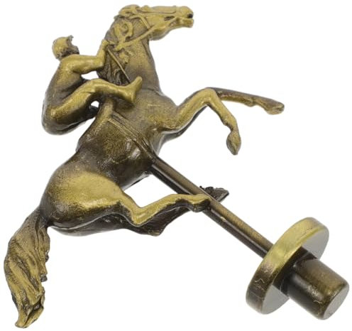 Metallpferd für Rennbrettspiel aus Legierung, Goldene Ersatzfigur