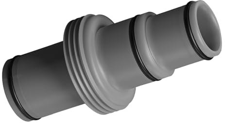 FUFRE Schlauchverbinder 1,25/1,5 Zoll, Universal Poolschlauch Verbinder 32mm/38mm für Intex Bestway Coleman, Gartenschlauch Schlauchadapter mit Gummiringe für Wasserschlauch Anschlussset (2 Wege)