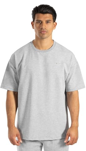 SMILODOX T-Shirt Herren Thiago, locker geschnittenes Kurzarm Shirt, Oversize Oberteil weiches Material, weiter Fit Top, ideal für Alltag, Freizeit, Training, Sommer & sportliche Looks