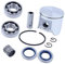Vuzmode Retenes de Aceite for cojinetes de Bolas y Anillos de pistón de 48 mm for Motores de Motosierra Husqvarna 365, 365 EPA y 365 Special. Anillo de pistón para Herramientas de jardinería