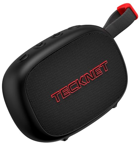 TECKNET Tragbare Bluetooth Lautsprecher, Ultra-magnetischer, TWS-Kopplung
