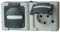 Kopp 131256002 Blue Electric Schutzkontakt-Steckdose, 2-Fach mit Deckel