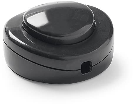 FAMATEL - Interruptor de pie | 2A | 250V | Negro