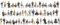 NOCH® Mega-Spar-Set Figuren, handkolorierte Modellbahnfiguren, ideal für Bahnhofs- und Stadtszenen mit 60 Figuren für die Spur N