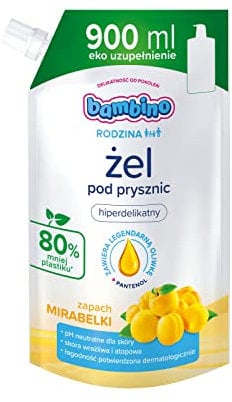 Bambino FAMILIE Öko-Ergänzung Duschgel Mirabelle, 900 ml