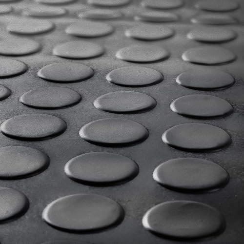 1m x 1.5m | Coin Rubber Garage Flooring Matting | 16 Sizes to Choose from on This Listing | 3mm Thick Floor Mat | A Grade | 3ft 3 x 4ft 9 | 36 x 57 Inches | 100 x 150cm