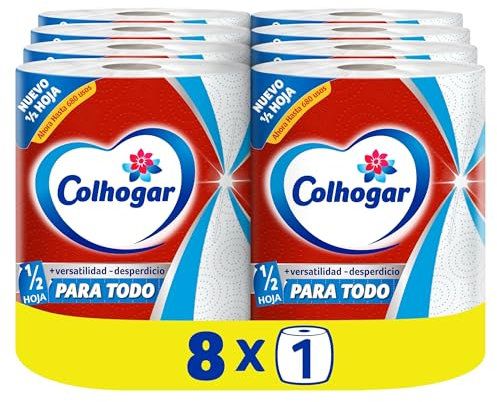 Colhogar Paratodo Jumbo 8x1 - AHORA con media hoja - 8 Rollos - 5440 usos