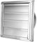 Wifehelper Rejilla de conducto, Rejillas, difusores y respiraderos Climatización de ventilación de Acero Inoxidable Extractor de Salida de Aire Cuadrado Cubierta de ventilación para Cocina casera