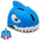 Crazy Safety Kinder Fahrradhelm | Fahrradhelm Kinder 2-7 Jahren für Fahrrad, Skateboard, Radsport, Laufrad, Tretroller, Inlineskates | Leichter und Verstellbarer 3D Tierhelm 49-55 cm (Hai Blau)