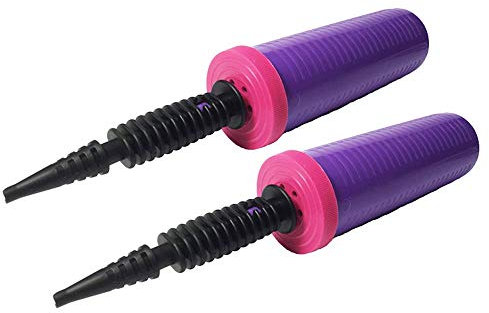 2 Pack - Tota Hand Held 2-Way Dual Action Balloon Pump for Balloons - Balloon Inflator Pumps in Both Directions