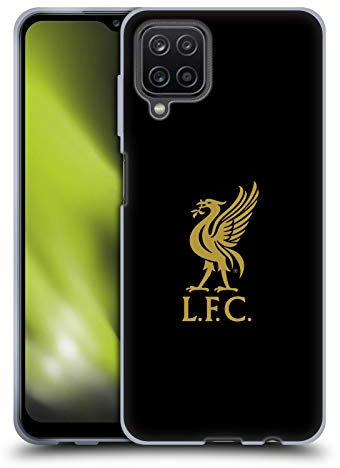 Head Case Designs Offiziell Offizielle Liverpool Football Club Logo Gold Und Schwarz Liver Bird Soft Gel Handyhülle Hülle kompatibel mit Samsung Galaxy A12 (2020)