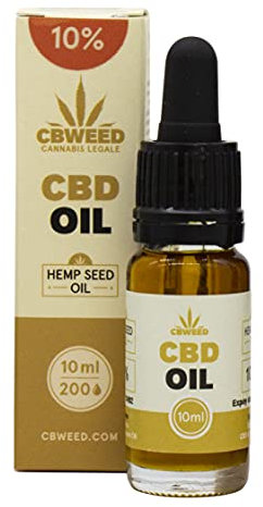 CBWEED - Olio di Canapa aromatico CBD 10% - 10 ml - Senza conservanti artificiali
