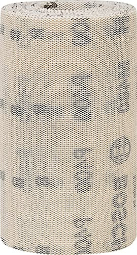 Bosch 1x EXPERT M480 Sanding Net Roll (for Paint on wood, Hardwood, 115 mm x 5 m mm, Grit 400, Professional Accessory Hand Sanding)