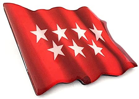 Iman de Nevera Resina Bandera Comunidad Madrid