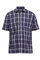 Champion Mens Whitby Country Casual Short Sleeve Shirt Navy Check XXL