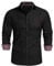 COOFANDY Shirts for Men Long Sleeve Denim Shirts Non Iron Button Down Dress Shirt Formal Work Smart Casual Cowboy Shirt Regular Fit AA-Black XL
