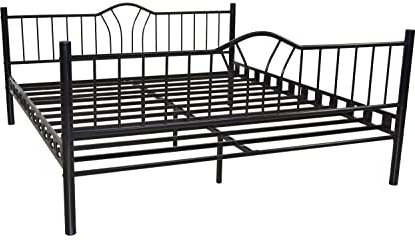 moebel direkt online Metallbett 180x200 cm Santi schwarz