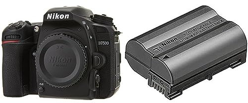 Nikon D7500 - Reflex numérique + NIKON Batterie Rechargeable Haute capacité Lithium-ION EN-EL15c