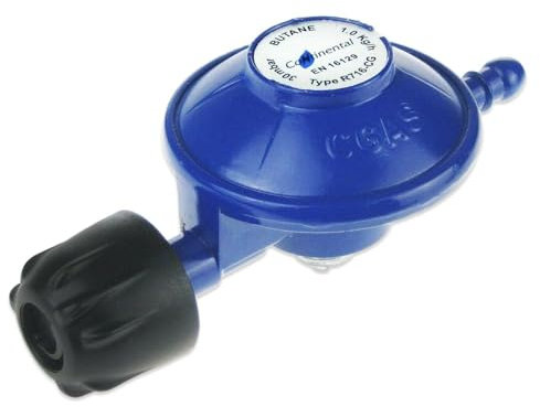 Camping Gas Type 30Mbar Butane Gas Regulator Fits 907,904 & 907 For Gas Cylinder, Bottle Bbq, Cooker Stove, Caravan.