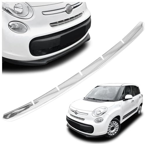 CHROMEMASTER | Compatibile con Fiat 500L 2012-2017 | Profilo per Griglia del Paraurti Anteriore; Acciaio inossidabile Lucidato | Neues, Adattamento Perfetto; Nuovo Aspetto Attraente dell'Auto
