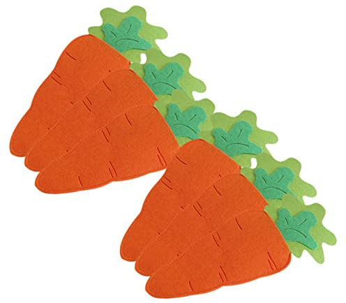 VINTORKY 6St Möhrenmesser- und Gabeltasche ostern zu ostern Osterdekorationen Geschirrbeutel Karotte Besteck Servierutensilien Geschirr Utensilienhalter Schneidetaschen