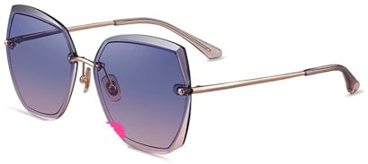 ooazbhy Sunglasses For Female Internet Celebrities With Big Faces, Fashionable And Trendy Sun Visors, Simple And Elegant Driving Polarized Sunglasses H8918