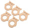 Holz-Baby-Beißring, Sicher, Ungiftig, Baby-Werkzeug für DIY-Schmuckzubehör, Baby-Holz-Beißring, Buche, Eule, 5 Stück
