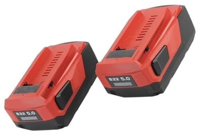 WYTRVC Batterie Lithium-ION Haute capacité B22 22 V 5 Ah en Deux Parties Compatible avec l'outil électrique sans Fil Hilti 18 V 21,6 V 22 V Compatible avec la Batterie Hilti 22 V
