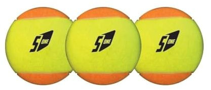 l&j Set 3 palle beach tennis stage 3 palline da tennis soft beach tennis ball per allenamento partite campi in spiaggia e cemento sport ad alta elasticità con il giusto rimbalzo resistente agli urti