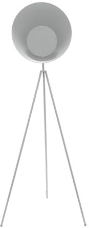 ValueLights | Grey Integrated LED Tripod Floor Lamp with Disc Design Shade Living Room Lounge Light 2700K Warm White | Floor Lamps, Home Décor & Improvement Essential