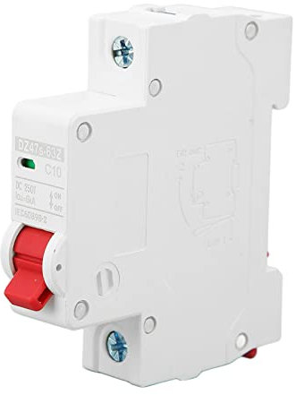 Disjoncteur DC, 10A 250V 1P pour Système DC avec L'extinction de L'arc Auxiliaire, Véhicule électrique Photovoltaïque Solaire, Conception Modulaire