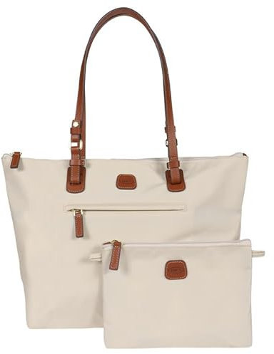 Bric's, Sportina X-Bag, große Tragetasche – 3-in-1-Shopper, Schultertasche – Designertasche aus der X-Collection für Reise und Arbeit, Beige, Einheitsgröße