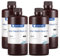 ANYCUBIC Wasser Waschbares Resin 2.0, 3D Drucker Harz Wasserlöslich, UV-Resin 405nm Standard Photopolymer Harz, Geringer Geruch, Geeignet für 4/6/8K LCD 3D-Drucker (Schwarz,1kg,4pcs)