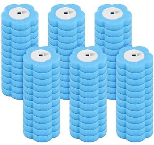 72Pcs Toilet Brush Replacement Head Dis-posable Toilet Brush Refills Scented Deep Cleaning Toilets Sponge Cleaner Refills 3 Layer Toilet Brushs Refill Pads Toilets Wand Refill (Marine Fragrance)