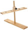 HEALLILY rejilla de embudo estante para equipos de laboratorio embudo de madera soporte de embudo soporte para embudo de decantación rejilla para embudos de laboratorio Caqui