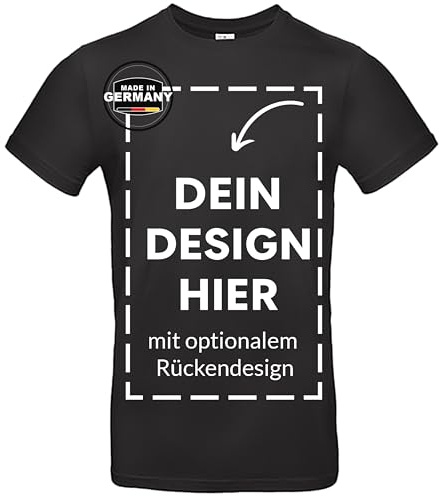 smilo & bron Personalisiertes T-Shirt I Gestalte Dein Unisex Shirt S-5XL